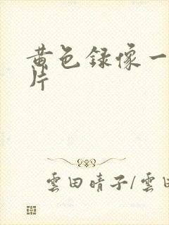 黄色录像一级影片
