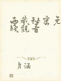 西藏秘密免费在线观看