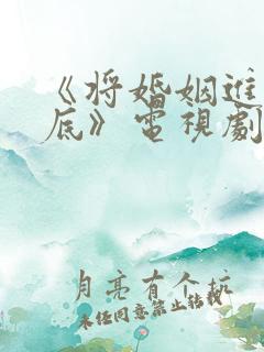 《将婚姻进行到底》电视剧