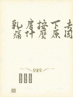 乳房按下去有刺痛什么原因