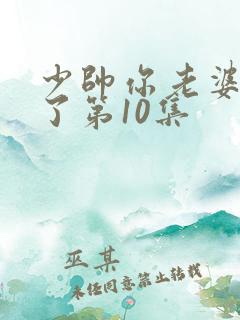少帅你老婆又跑了第10集