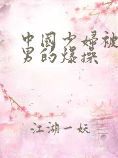中国少妇被一个男的爆操