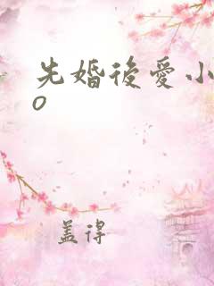 先婚后爱小说po