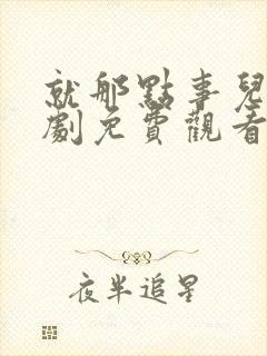 就那点事儿电视剧免费观看全集