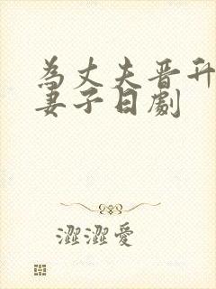 为丈夫晋升职场妻子日剧