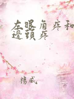 左眼角疼和左半边头疼