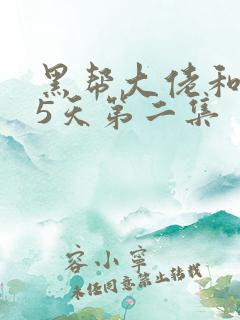 黑帮大佬和365天第二集