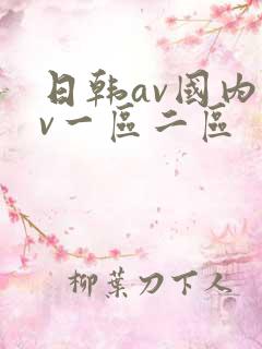日韩av国内av一区二区