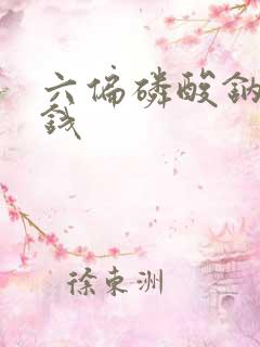 六偏磷酸钠的价钱