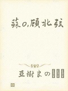 苏o,顾北弦
