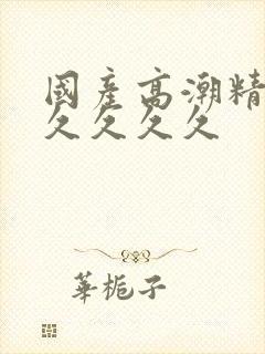 国产高潮精品久久久久久