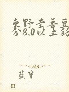 东野圭吾豆瓣评分8.0以上的书