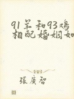 91羊和93鸡相配婚姻如何