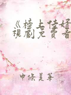 《榜上佳婿》电视剧免费看
