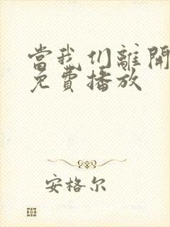 当我们离开电影免费播放
