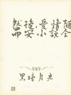 然后,爱情随遇而安小说全文免费阅读