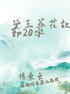 黛玉葬花故事情节20字