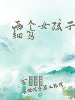 两个女孩子开车细写