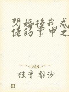 闪婚后我成了大佬的掌中之物热播短剧