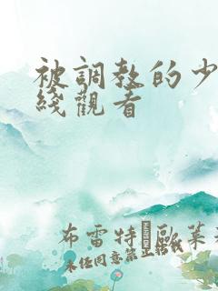 被调教的少妇在线观看