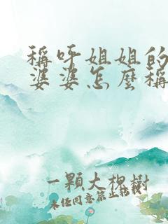 称呼姐姐的公公婆婆怎么称呼