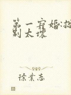 第一宠婚:总裁别太坏