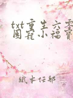 txt重生六零团宠小福宝下载