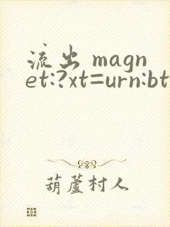流出 magnet:?xt=urn:btih: