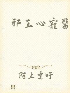 邪王心宠医毒妃