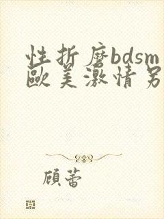 性折磨bdsm欧美激情另类