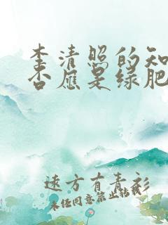 李清照的知否知否应是绿肥红瘦是什么意思
