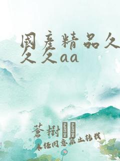 国产精品久久久久久aa