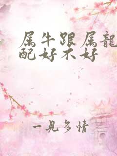 属牛跟属龙的婚配好不好