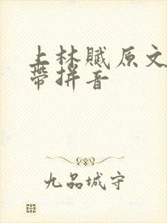 上林赋原文全篇带拼音