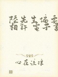 陆先生偏要以婚相许 电子书下载