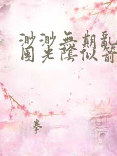 渺渺无期乱作一团光阴似箭笔趣阁流