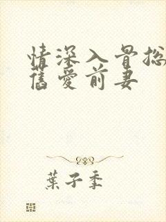 情深入骨总裁的旧爱前妻