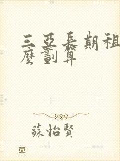 三亚长期租车怎么划算