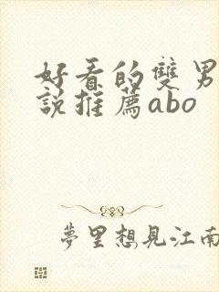 好看的双男主小说推荐abo