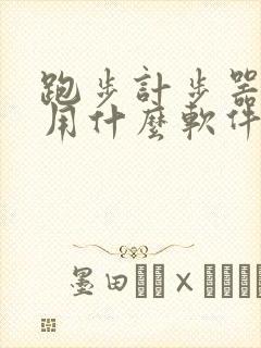 跑步计步器公里用什么软件