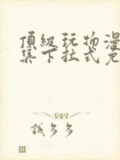 顶级玩物漫画全集下拉式免费观看