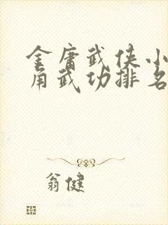 金庸武侠小说主角武功排名