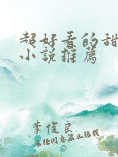 超好看的甜宠文小说推荐