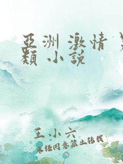 亚洲 激情 另类 小说
