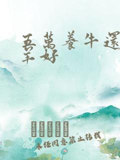 五万养牛还是养羊好