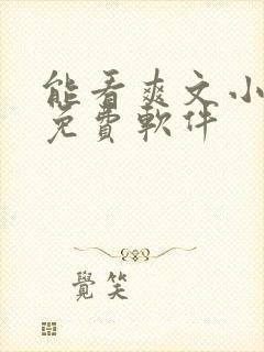 能看爽文小说的免费软件