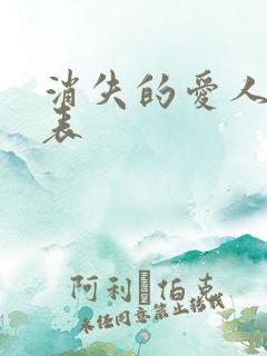 消失的爱人演员表