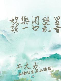 娱乐圈双男主小说一口气看完