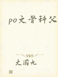 po文骨科父女