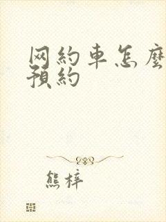 网约车怎么提前预约